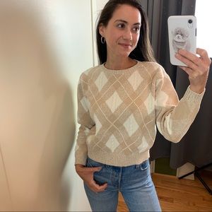 🚨SOLD Vintage Liz Claiborne Golf Argyle Sweater XS - S